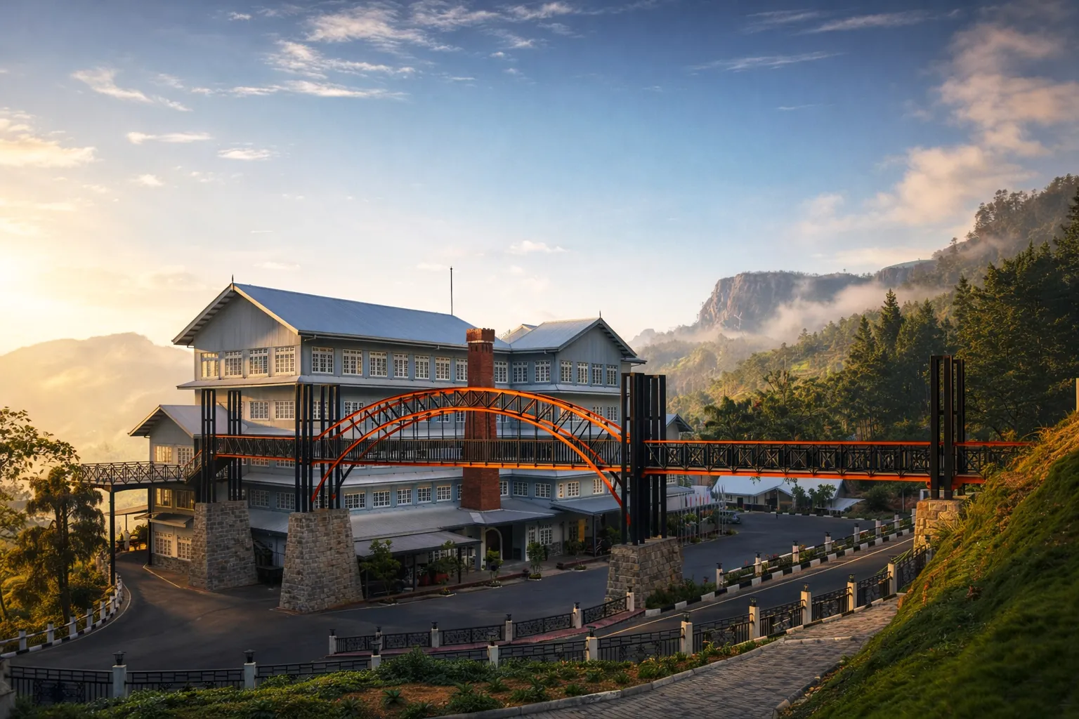 Kingswood Tea Factory building in Ramboda